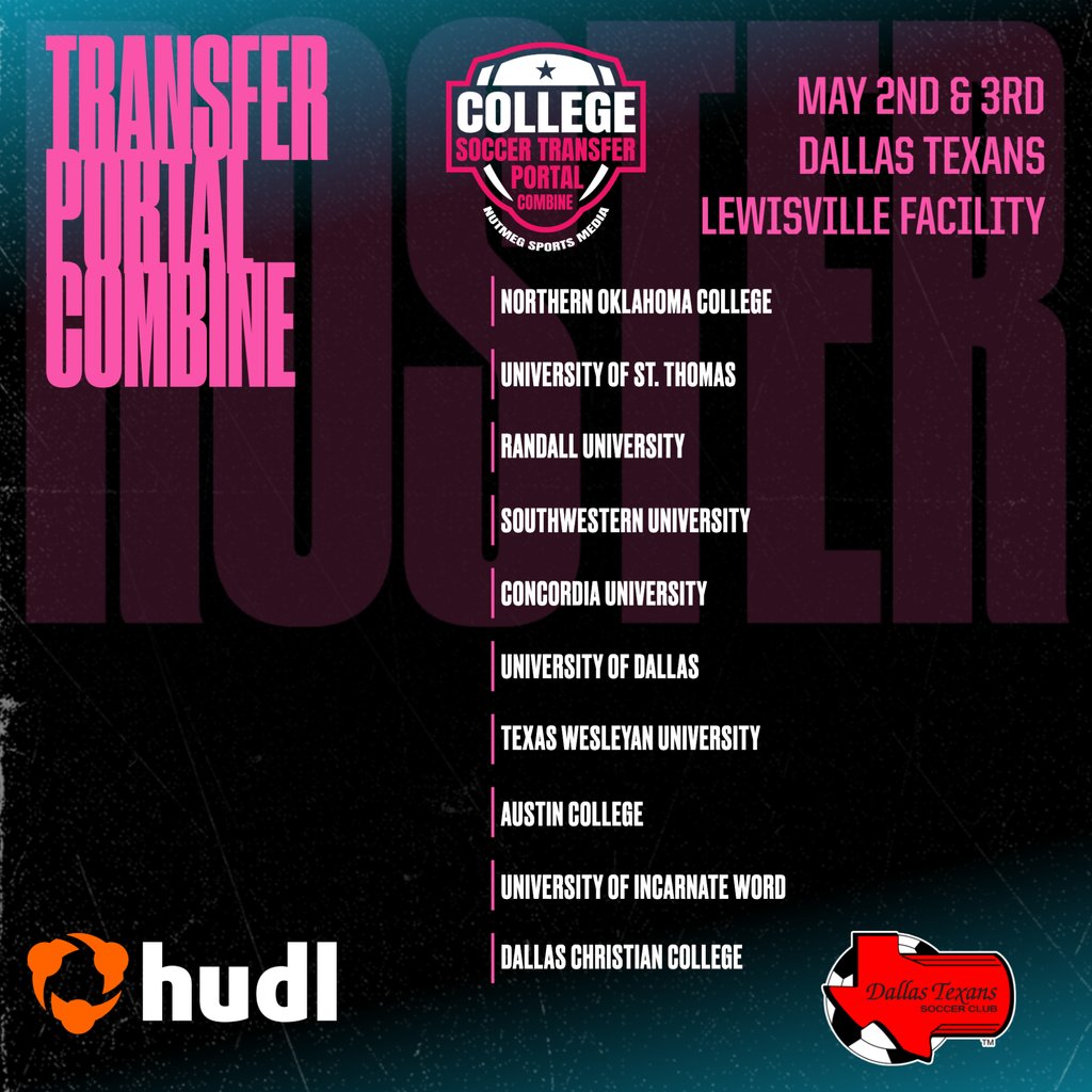 The list of Men's programs attending our TPC is steadily growing!  Looking to change, looking to move up or down a level.. this will be the place to be when the portal opens.

#transferportal #collegesoccer #beseen