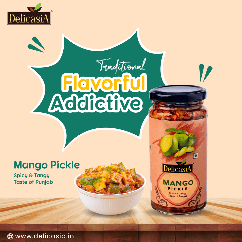 sharantandon's tweet photo. Spicy, Tangy &amp; Addictive! 🌶️🥭✨

Experience the authentic taste of Punjab with Delicasia Mango Pickle—a perfect blend of tradition and bold flavors. One bite, and you’ll be hooked! 😋

#Delicasia #MangoPickle #TasteOfPunjab #SpicyAndTangy #AddictiveFlavors https://t.co/yj7AKCA4O0