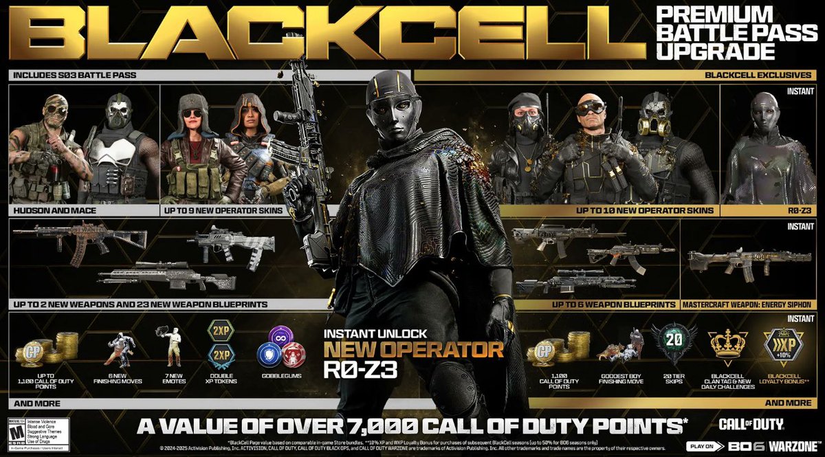 WHO needs a Season 3 Blackcell Battle Pass for #Verdansk!

Picking 2 people from the replies! 👇