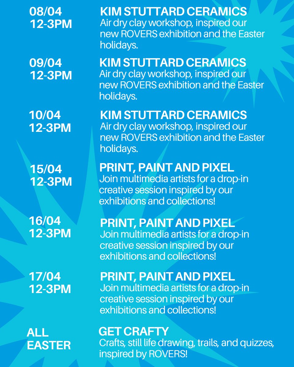 Easter Activities at Blackburn Museum &amp; Art Gallery! 👇🏛️👩‍🎨🖼️