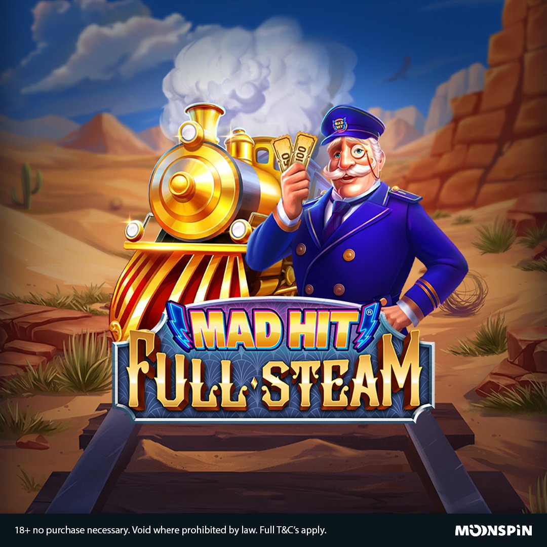 MoonspinUS's tweet image. 🚂 All Aboard for Big Wins!

Join the Wild West action in Mad Hit Full Steam by Rubyplay!
Ride the rails and chase a win potential of 20,000x.

💰Hop on board and let the wins roll in!

#MadHitFullSteam #Rubyplay #WildWestWins