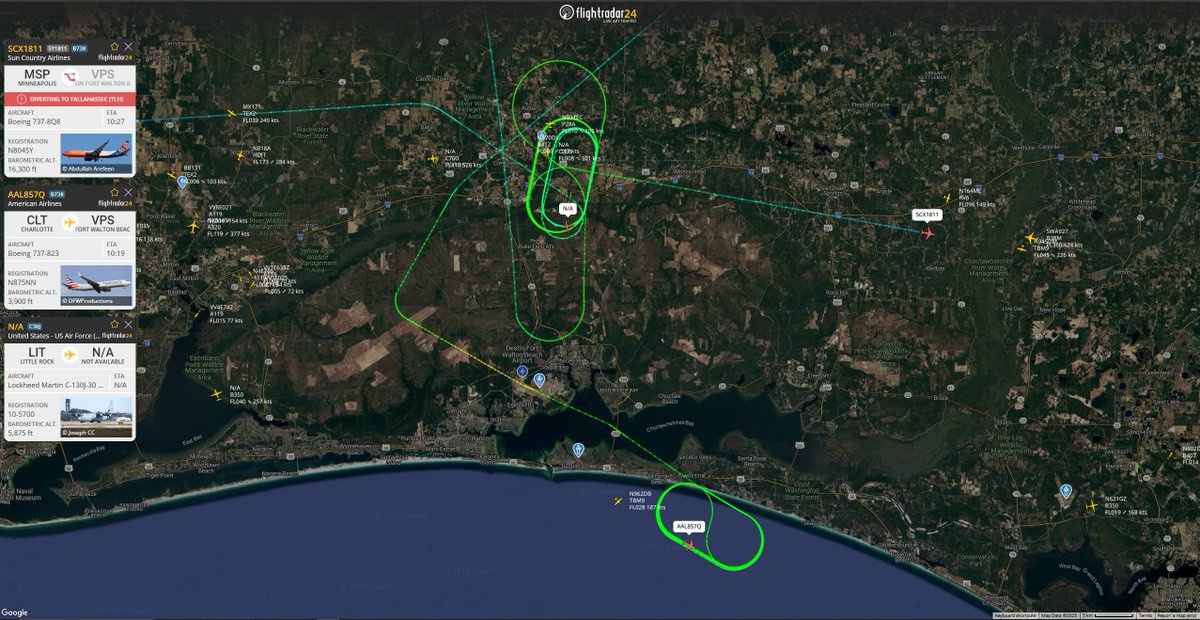 PF Photography (@unitofpressure) on Twitter photo Did something happen at <a href="/TeamEglin/">Eglin Air Force Base</a> <a href="/FlyVPS/">Destin-Ft Walton Beach Airport</a>? Multiple flights holding or diverting around 11am est today.... <a href="/Aviation_Intel/">Tyler Rogoway</a> <a href="/TheIntelFrog/">TheIntelFrog</a> <a href="/thenewarea51/">Thenewarea51</a> #avgeek #Airport Did something happen at <a href="/TeamEglin/">Eglin Air Force Base</a> <a href="/FlyVPS/">Destin-Ft Walton Beach Airport</a>? Multiple flights holding or diverting around 11am est today.... <a href="/Aviation_Intel/">Tyler Rogoway</a> <a href="/TheIntelFrog/">TheIntelFrog</a> <a href="/thenewarea51/">Thenewarea51</a> #avgeek #Airport