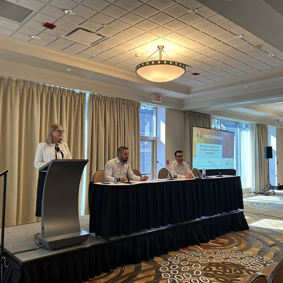 STAC_CSPA's tweet image. That’s a wrap on this morning’s sessions at #STAC2025! ✅
 
Today’s discussions so far covered a variety of tower and safety topics:
🔹Building a safety culture
🔹Unusual rooftop installations
🔹Lone worker safety
🔹Aluminum structures
🔹Environmental hazards