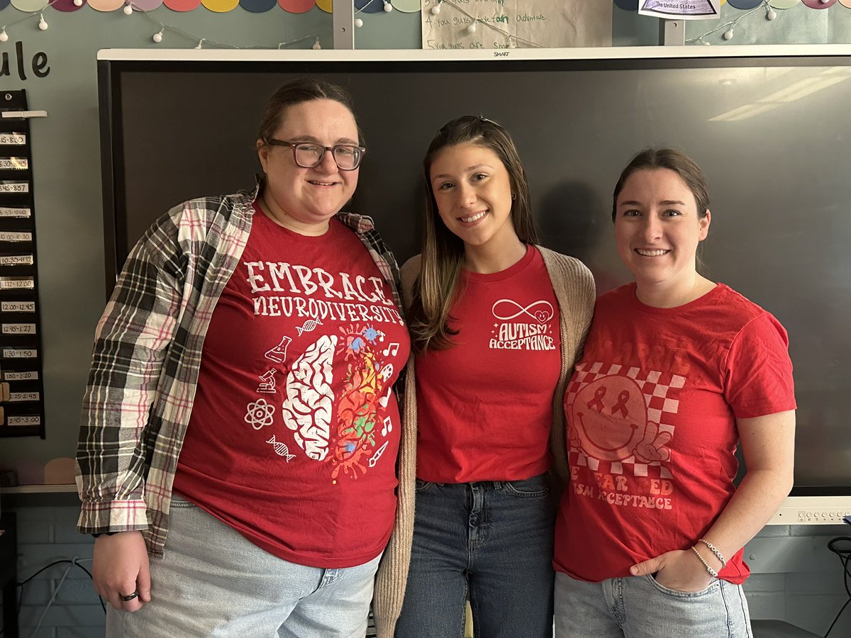 MissRugolo's tweet photo. Celebrating Autism Acceptance, Support, Inclusion, and Empowerment for April 2nd! @Miss_Lundd @School9E https://t.co/rShDfBmtLk