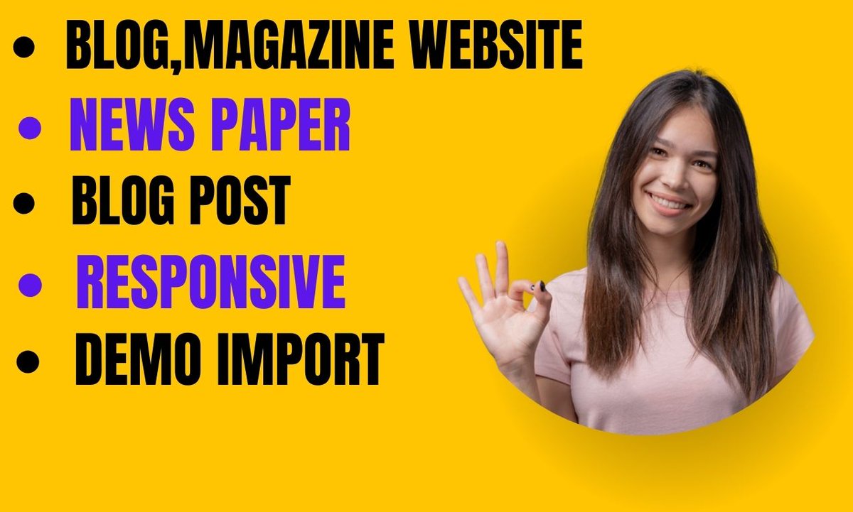 WKaiyum86925's tweet image. I will build a newspaper website with SEO to improve rankings
See more: shorturl.at/3FqkX
#newspaper #newspaperwbsite #blogwordpress #landingpage #webkaiyum