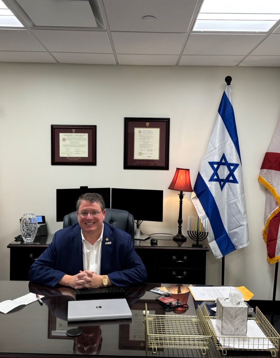 Gunther Eagleman™ (@gunthereagleman) on Twitter photo Hey <a href="/VoteRandyFine/">Randy Fine</a>, let’s make sure you only have the American flag flying in your federal congressional office.
America First. Hey <a href="/VoteRandyFine/">Randy Fine</a>, let’s make sure you only have the American flag flying in your federal congressional office.
America First.