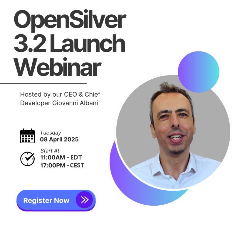 OpenSilverTeam's tweet photo. Curious how OpenSilver 3.2 actually works in practice?
🎙 We’re hosting a live webinar with our CEO, Giovanni Albani, on April 8 at 11 AM EDT (5 PM CEST) — and you’re invited. 
Sign up here: https://t.co/WlylwTekrO

Get a behind-the-scenes look at how we made a subset of WPF run on iOS and Android, how https://t.co/hS3Vp2tjcb changes the way you build UIs, and how OpenSilver is evolving in 2025.

👉 Got a question you want us to answer live? Join us on April 8 and bring it to the session!