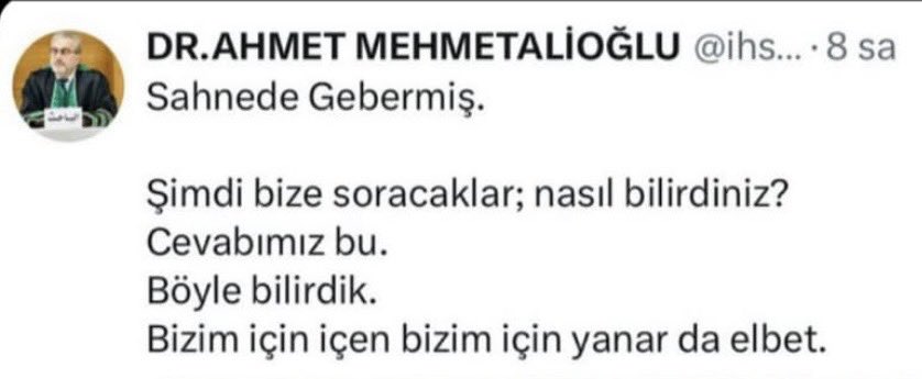 Benim dinimin değerleri böyle değil.... 
Saygısız ve incitici hiç değil... 
Hoşgörü merhamet saygı ve sevgi hep bizimle olur Gönül gözümüz açık Yüreğimiz Yunus emre misali “her ne isen yine gel" ruhunda birleştiricidir.. 
Sonuç :KOSKOCA BİR YANLIŞ !!!!!