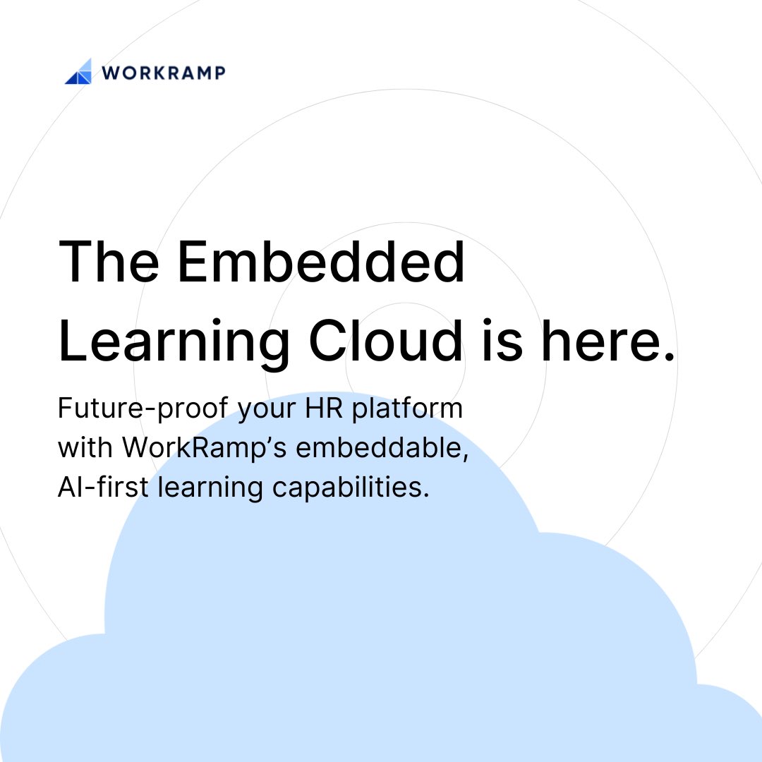 Introducing the Embedded Learning Cloud ☁️ 

Seamlessly embed white-labeled learning experiences into your platform, and launch on-brand programs in just a few clicks. 

Ready to bring built-in learning to your users? Head to our blog to learn more. hubs.ly/Q03fsQ9y0