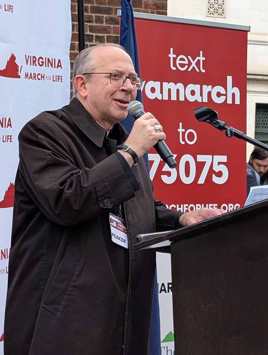 VACatholicConf's tweet photo. Good morning from the Virginia March for Life! #vamarch #VirginiaMarch #VirginiaMarchforLife https://t.co/iy9DHvrv2c