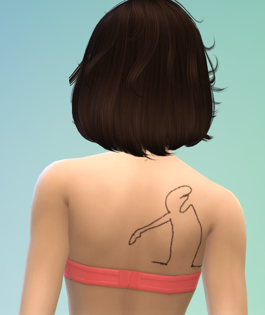 DeloffEniger's tweet image. En l'honneur de M. Osvaldo Cavandoli, son incroyable créature : La linéa (j'aurais du la centrer plus mais j'en ai tellement bavé à main levée 😯) @LesSims