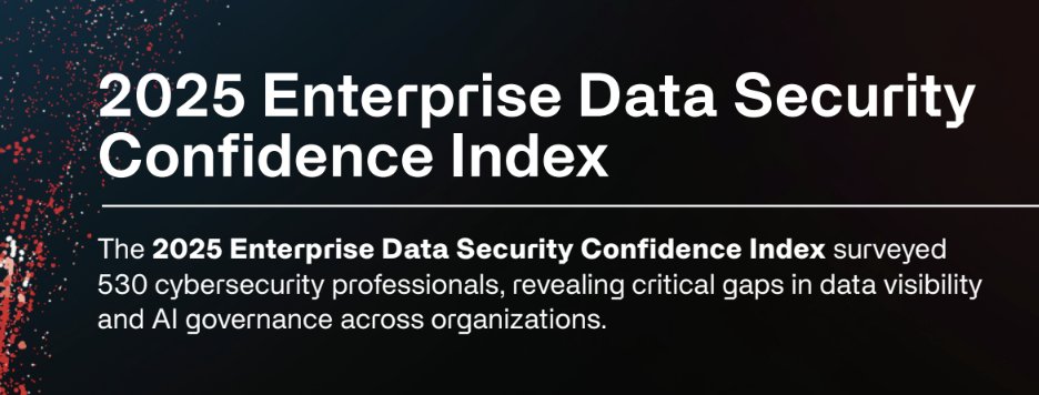 BedrockDataAI's tweet photo. Have you seen our 2025 Enterprise Data Security Confidence Index results? Our survey results reveals gaps in #data protection and what organizations need to solve their data security challenges: https://t.co/6JIR7pMFOA
#metadata #metadatalake #datavisibility #BedrockSecurity https://t.co/sKvVpoegij