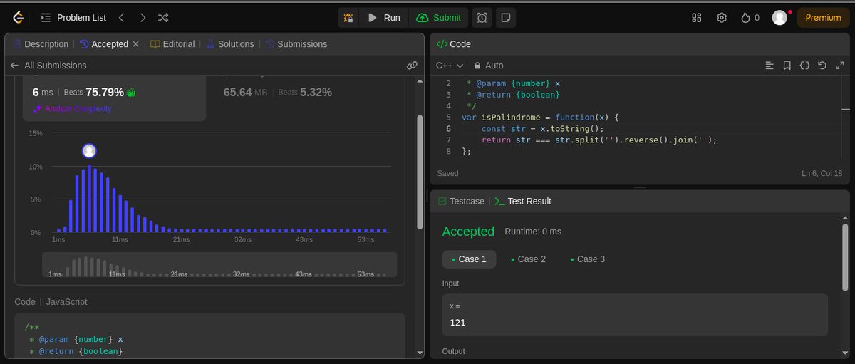 EnshaShad's tweet image. Day 0/50: I completed my first task on LeetCode. (I had never used LeetCode before.) I think I’ll solve a few more problems today and then start learning OOP.
#javascript #javascript講座