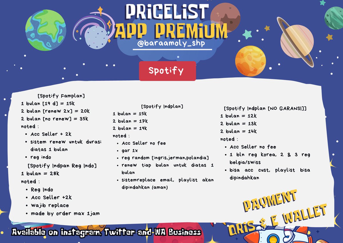otskaknk's tweet photo. price list applikasi premiumm, cusss langsunggg gaskenn😘🌷🫧 trusted 100%, fr on wa yaa bebb🫶🏻 #apps #Premium #Netflix #canvaprem #EidMubarak #appprem #murah https://t.co/fKQjnClWre