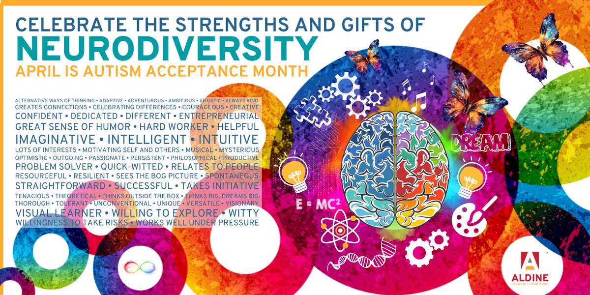 🌟 April is National Autism Acceptance Month! 🌟

At Aldine ISD, we celebrate the unique strengths and perspectives of individuals on the autism spectrum. Let’s foster understanding, promote inclusivity, and uplift the voices of autistic individuals. Together, we can create an
