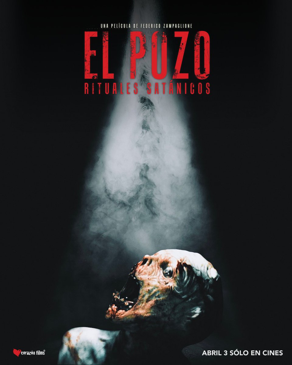CorazonFilms's tweet photo. El mal estaba oculto entre los trazos.
Ahora, ya no se puede detener. #ElPozo #RitualesSatanicos Abril 3 Sólo en Cines. https://t.co/6tsHuY8XrQ