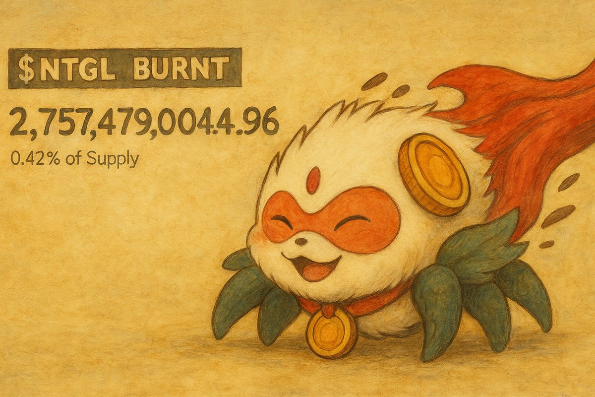 Do you know that over 2 billion of $NTGL has been burnt?