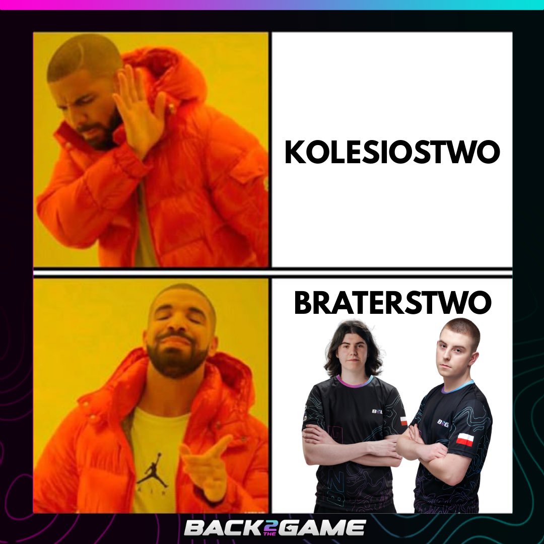KONIEC Z KOLESIOSTWEM! ❌

Pora na… BRATERSTWO! 🤜🤛

#B2TG #TheComebackStartsHere #FromPolandForPoland #CS2