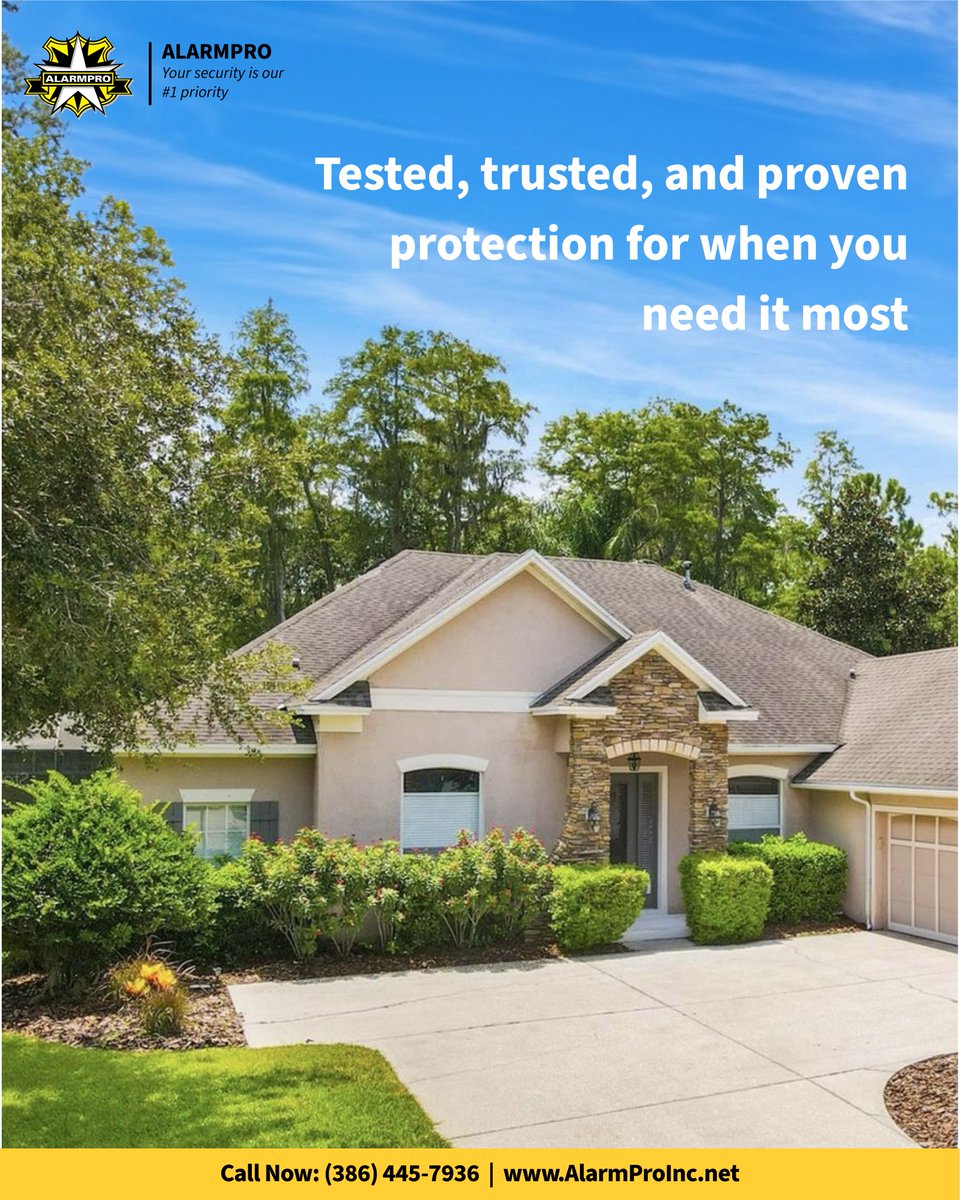 AlarmProInc's tweet photo. At the end of each day, it's a matter of security. Call 📱 today to switch to and be protected by Alarmpro!

​#palmcoast #palmcoastfl #flaglerbeach #flaglercounty #ormond #ormondbeach #volusiacounty #stjohnscounty #staugustine #daytona #bunnell  #newsymrna #portorange https://t.co/ULW8J0stgZ