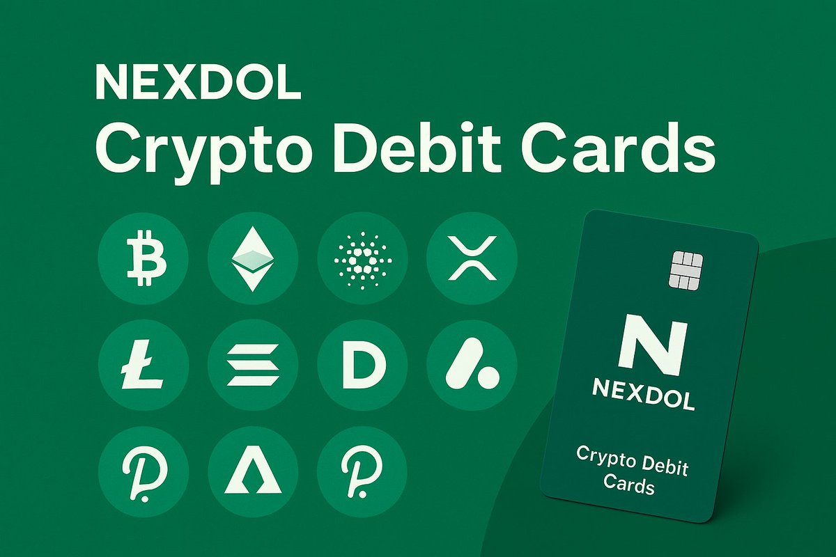 Nexdol's tweet photo. ND7 Crypto Cards Are Live!
Spend crypto. Live borderless.
#ND7 #CryptoCard #Web3Payments https://t.co/8FzElc49wE