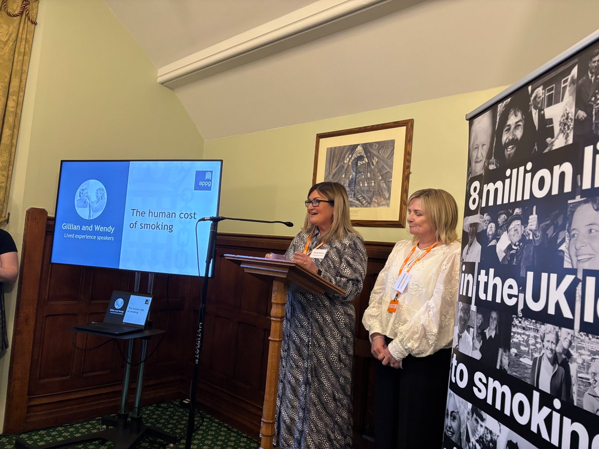 Sarah Woolnough (@swoolnough) on Twitter photo Delighted to address the APPG on Smoking and Health event in Parliament today to lend <a href="/TheKingsFund/">The King's Fund</a>'s support to their new report. Powerful contributions from Baroness Merron, Bob Blackman MP & Wendy & Gillian, who've experienced the deadly effects of tobacco addition first hand Delighted to address the APPG on Smoking and Health event in Parliament today to lend <a href="/TheKingsFund/">The King's Fund</a>'s support to their new report. Powerful contributions from Baroness Merron, Bob Blackman MP & Wendy & Gillian, who've experienced the deadly effects of tobacco addition first hand