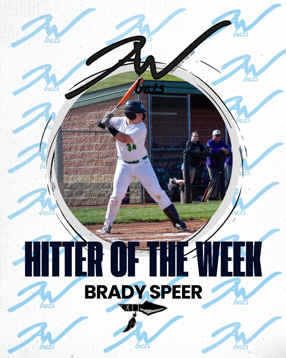 Our <a href="/JAWbats/">JAWBATS, LLC</a> Hitter of the Week: <a href="/BradySpeer1/">brady speer</a>!
.591 AVG 🔥🔥🔥
.727 SLG 💣💣💣
10 RBI 🏃🏃🏃