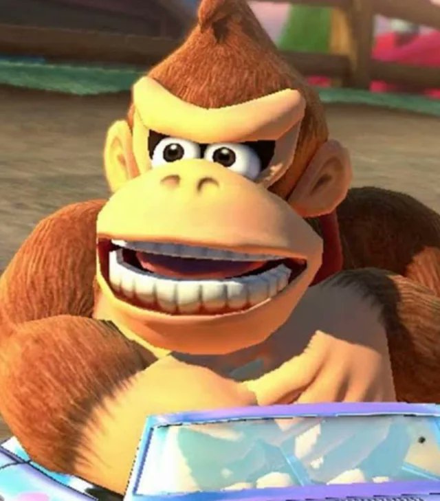 NinTextual's tweet image. You can love the original design but you have to admit that the new DK design is really charming!