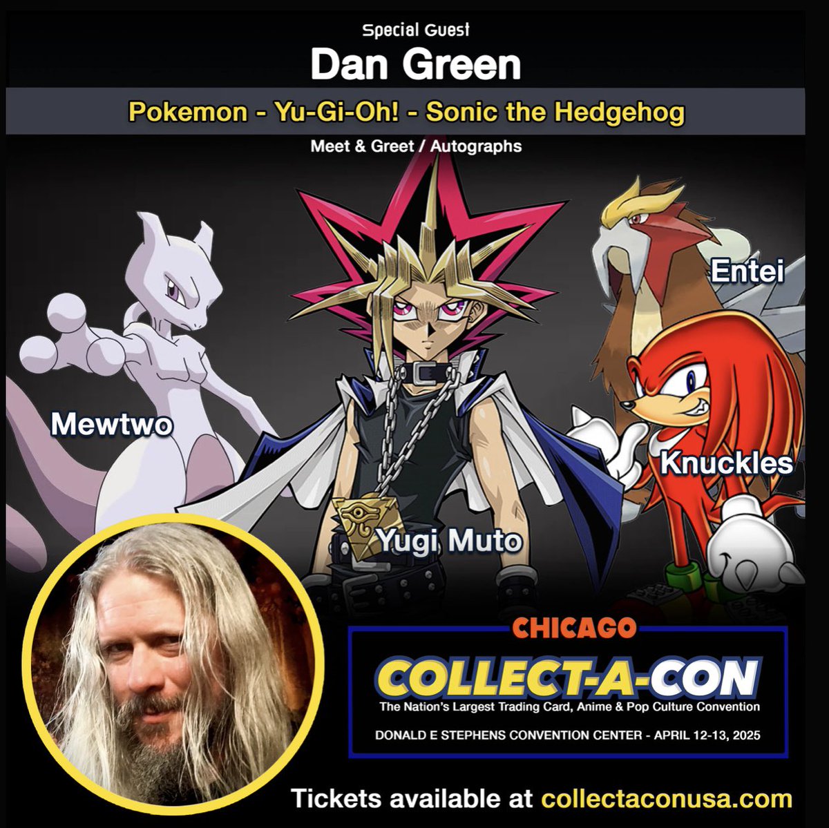 April 12th and 13th come see me in Chicago!! Collect-A-Con always puts on a good show and this might be one of the best!!