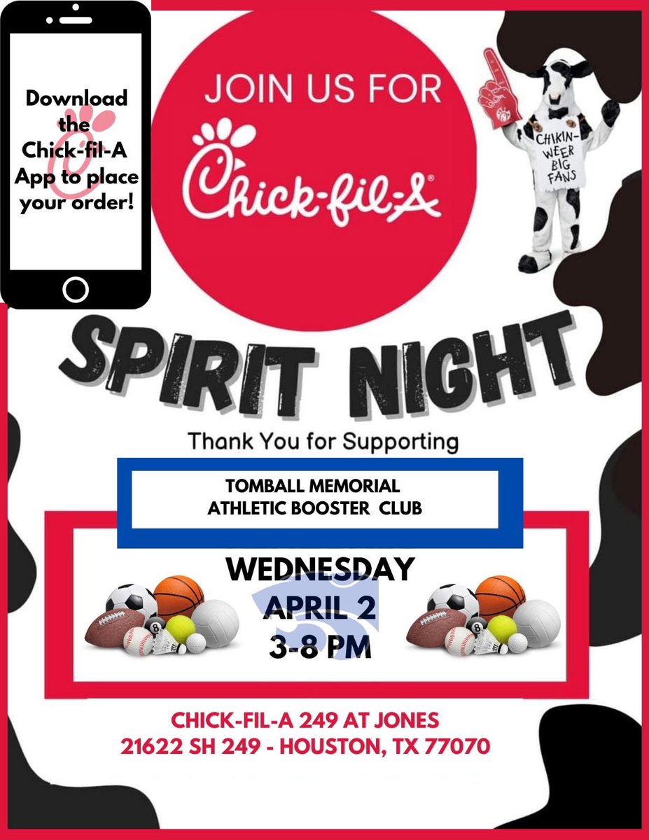 TMHS AthleticBooster (@tmhsathbooster) on Twitter photo You know you were already going.
SPIRIT NIGHT TONIGHT!!
<a href="/TISDTMHS/">Tomball Memorial High School</a> <a href="/TMHSPTO/">Tomball Memorial PTO</a> <a href="/TMHS__athletics/">Tomball Memorial Athletics</a> <a href="/TMHSVarSoccer/">Tomball Memorial Lady Wildcat Soccer</a> <a href="/Football_TMHS/">TMHS Football</a> <a href="/TMHSCheer2020/">TomballMemorialCheer</a> <a href="/TISDNIS/">Northpointe Intermediate</a> <a href="/TISDWWJHS/">Willow Wood Junior High</a> <a href="/TISDTSA/">Tomball Star Academy</a> <a href="/TISDGLJHS/">Grand Lakes Junior High</a> <a href="/TISDWES/">Wildwood Elementary</a> You know you were already going.
SPIRIT NIGHT TONIGHT!!
<a href="/TISDTMHS/">Tomball Memorial High School</a> <a href="/TMHSPTO/">Tomball Memorial PTO</a> <a href="/TMHS__athletics/">Tomball Memorial Athletics</a> <a href="/TMHSVarSoccer/">Tomball Memorial Lady Wildcat Soccer</a> <a href="/Football_TMHS/">TMHS Football</a> <a href="/TMHSCheer2020/">TomballMemorialCheer</a> <a href="/TISDNIS/">Northpointe Intermediate</a> <a href="/TISDWWJHS/">Willow Wood Junior High</a> <a href="/TISDTSA/">Tomball Star Academy</a> <a href="/TISDGLJHS/">Grand Lakes Junior High</a> <a href="/TISDWES/">Wildwood Elementary</a>
