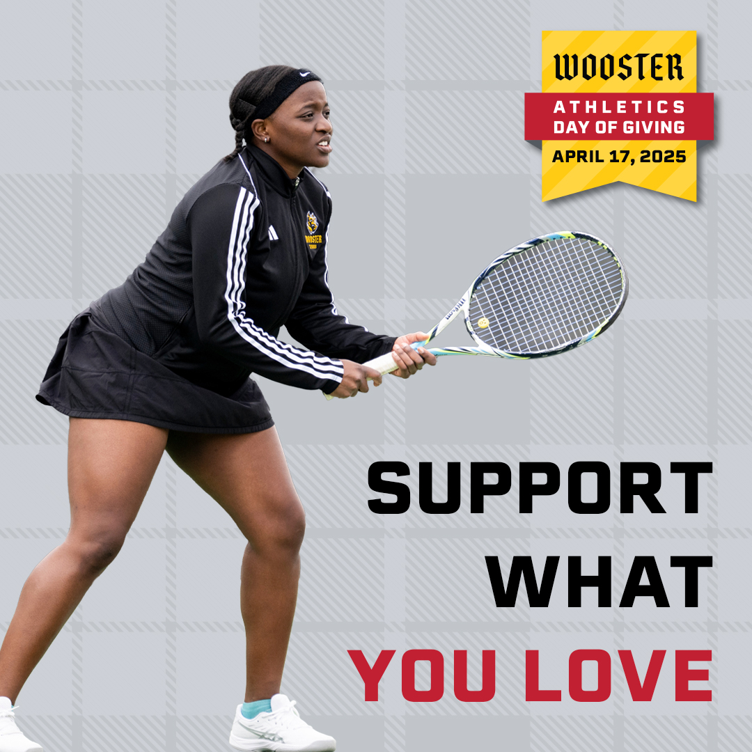 It’s Wooster Athletics Day of Giving! Cheer on Women’s Tennis with a gift to the Fighting Scots Fund! Double your impact, thanks to the generosity of our matching donors! Give at wooster.edu/athletics-givi… #GoScots #ForeverFightingScots