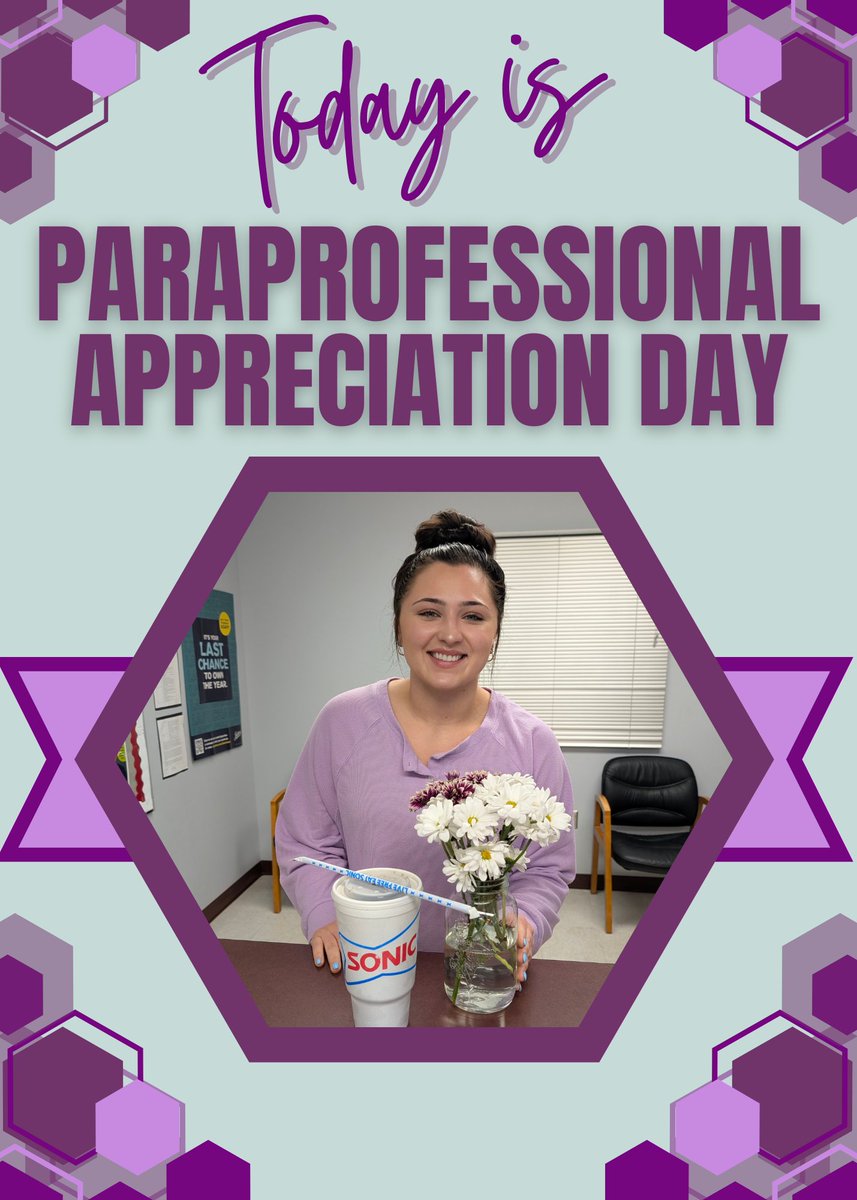 It's Paraprofessional Appreciation Day!
We are so thankful for everything Mrs. Isabella Pearson does for our kiddos and our school! We are lucky to have her!