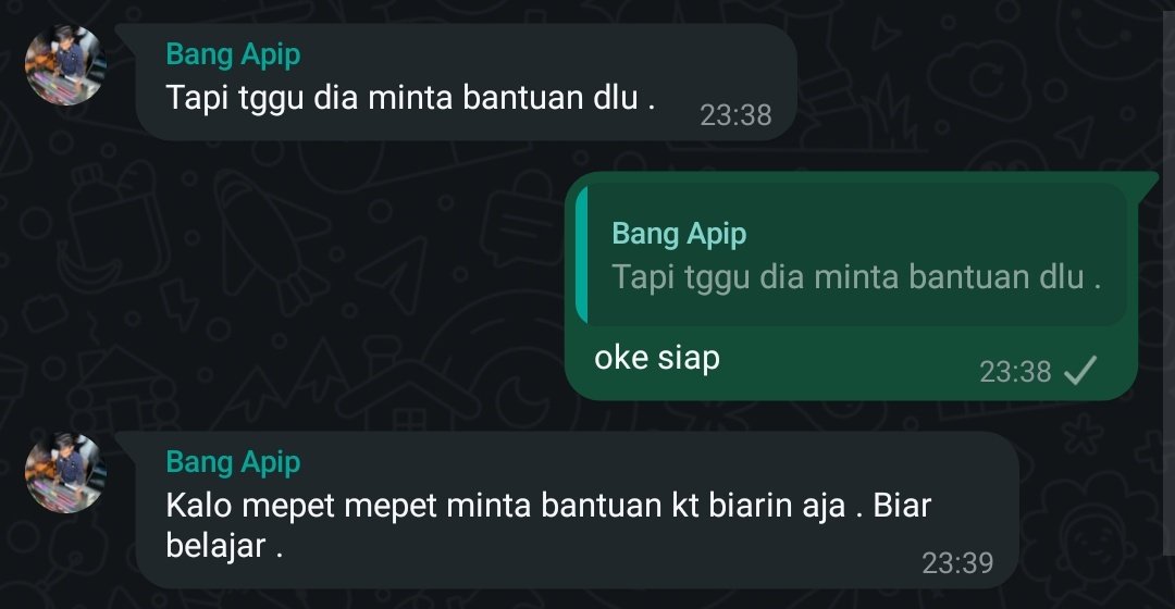 holypandaaa's tweet photo. emang kebiasaan team leader sebelah, tau diri kurang team malah diem, kitanya dah inisiatif 
saling tanya siapa yg bisa bantuin malah sampe h-mepet gada info sama sekali. https://t.co/PpvBv0P4AR