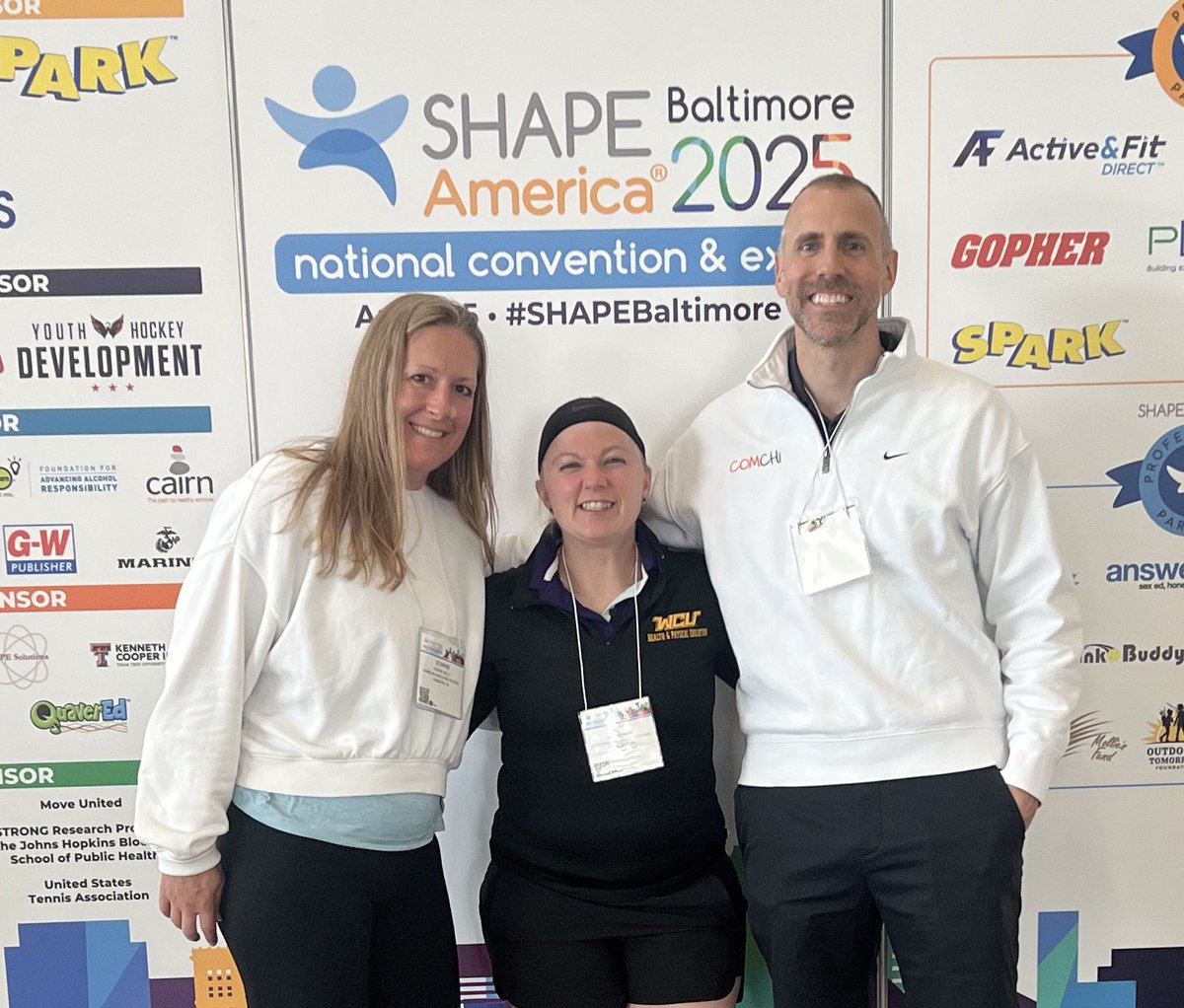 SHAPE PA - LLB representing at #SHAPEBaltimore! <a href="/BoShappell/">Bo Shappell</a> <a href="/MrsMohl_HPE/">Meg Mohl</a> <a href="/Donine26/">Donine Kelly</a>