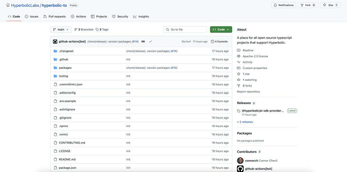 Now available: The hyperbolic/ai-sdk-provider lets JavaScript and TypeScript devs access any model on Hyperbolic via the <a href="/vercel/">Vercel</a> AI SDK.

By extending the existing OpenRouter provider, it adds seamless support for Hyperbolic models along with built-in image generation. 

This is