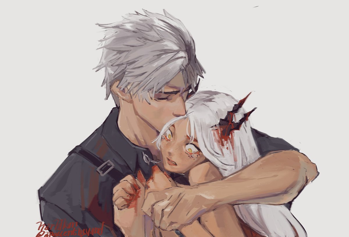 It was a headache at first. And then the itching—oh the itching! She clawed at her head relentlessly, to no avail. Something other than relief sprouted beneath her fingertips.

But her pain was soothed instead of scorned, her horns met with kindness instead of a knife.

シン主