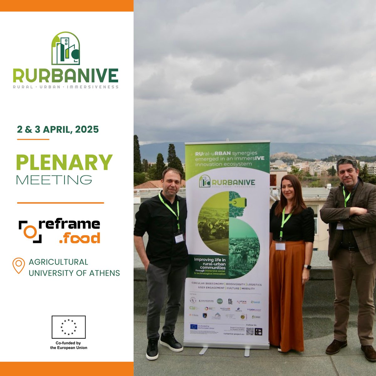 reframe.food (@reframefood) on Twitter photo ๐ <a href="/reframefood/">reframe.food</a> is actively participating in the <a href="/rurbanive/">RURBANIVE project EU</a> plenary meeting in Athens! As responsible for maximizing the outreach and impact of RURBANIVE, we are engaging with partners to amplify the reach and effectiveness of the projectโs solutions.
#HorizonEU #reclaimtheplanet ๐ <a href="/reframefood/">reframe.food</a> is actively participating in the <a href="/rurbanive/">RURBANIVE project EU</a> plenary meeting in Athens! As responsible for maximizing the outreach and impact of RURBANIVE, we are engaging with partners to amplify the reach and effectiveness of the projectโs solutions.
#HorizonEU #reclaimtheplanet