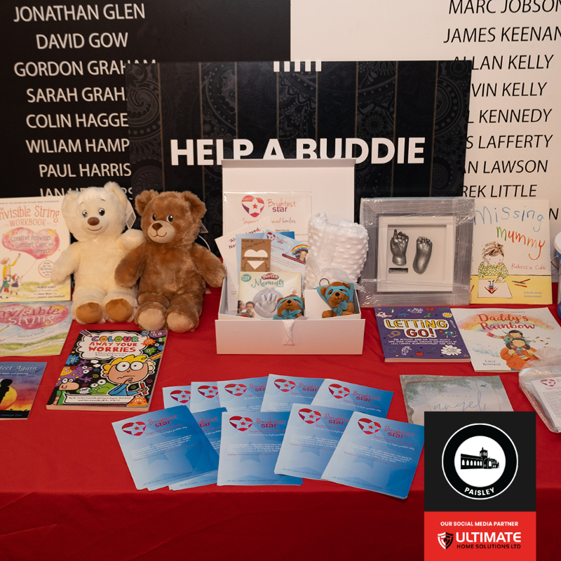 saintmirrenfc's tweet photo. 🌟 @brighteststar_1 were the latest recipients of Help a Buddie tickets as they attended Saturday's 5-1 win over Kilmarnock at The SMiSA Stadium.

The local charity was chosen by members of the @Club1877 committee who donated 15 tickets.