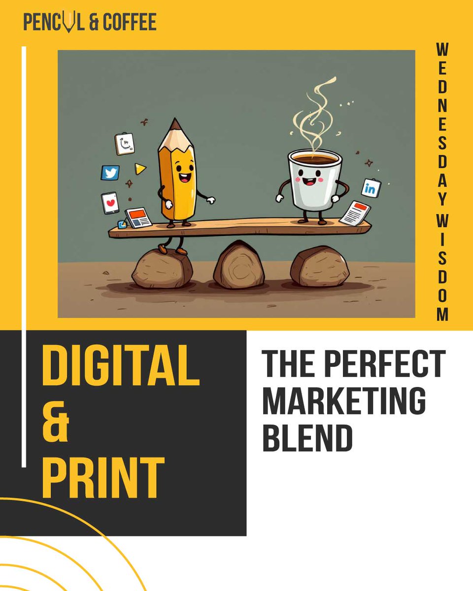 🎯 Marketing Truth:

Digital + Print = Perfect Blend (when done right!)

• Know your audience 
• Mix channels wisely 
• Measure results 
• Adjust accordingly

What's your blend? ☕️

#MarketingStrategy