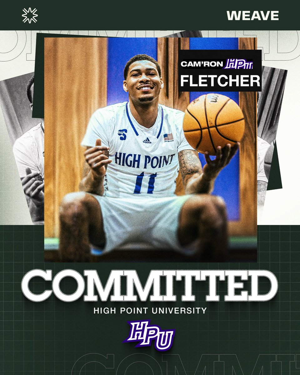 Together with Cam’ron Fletcher (<a href="/CamRonFletcher1/">21</a>), we are excited to announce his commitment to High Point. #WEAVE 🧶