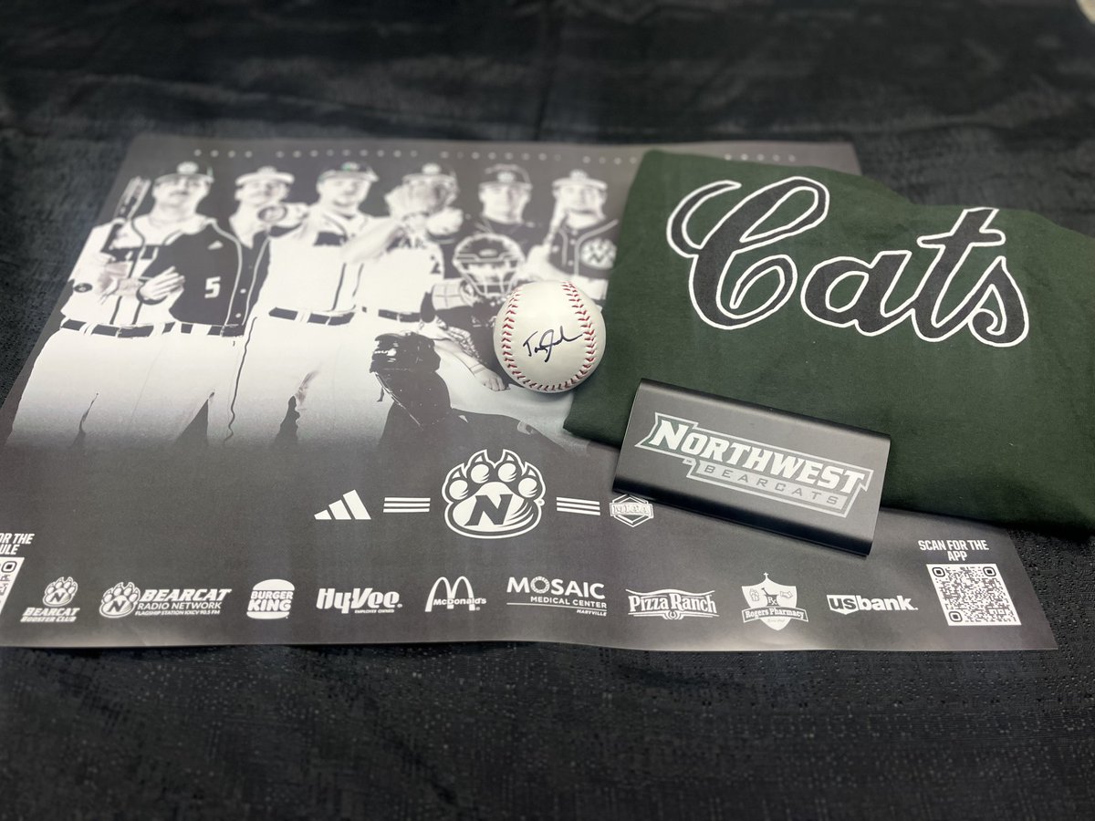 Northwest Athletics (@bearcatsports) on Twitter photo ๐จ๐๐๐๐๐ผ๐๐ผ๐ ๐ผ๐๐๐๐๐จ
Support your Bearcats on <a href="/NWMOSTATE/">Northwest Missouri State University</a> ๐ฟ๐๐ฎ ๐ค๐ ๐๐ง๐๐๐ฃ! ๐๐ฐ
๐๐๐ ๐, ๐๐ค๐ข๐ข๐๐ฃ๐ฉ and ๐จ๐๐๐ง๐ for a chance to win a signed <a href="/NWBearcatBSB/">Northwest Baseball</a> bundle!
#OABAAB ๐จ๐๐๐๐๐ผ๐๐ผ๐ ๐ผ๐๐๐๐๐จ
Support your Bearcats on <a href="/NWMOSTATE/">Northwest Missouri State University</a> ๐ฟ๐๐ฎ ๐ค๐ ๐๐ง๐๐๐ฃ! ๐๐ฐ
๐๐๐ ๐, ๐๐ค๐ข๐ข๐๐ฃ๐ฉ and ๐จ๐๐๐ง๐ for a chance to win a signed <a href="/NWBearcatBSB/">Northwest Baseball</a> bundle!
#OABAAB
