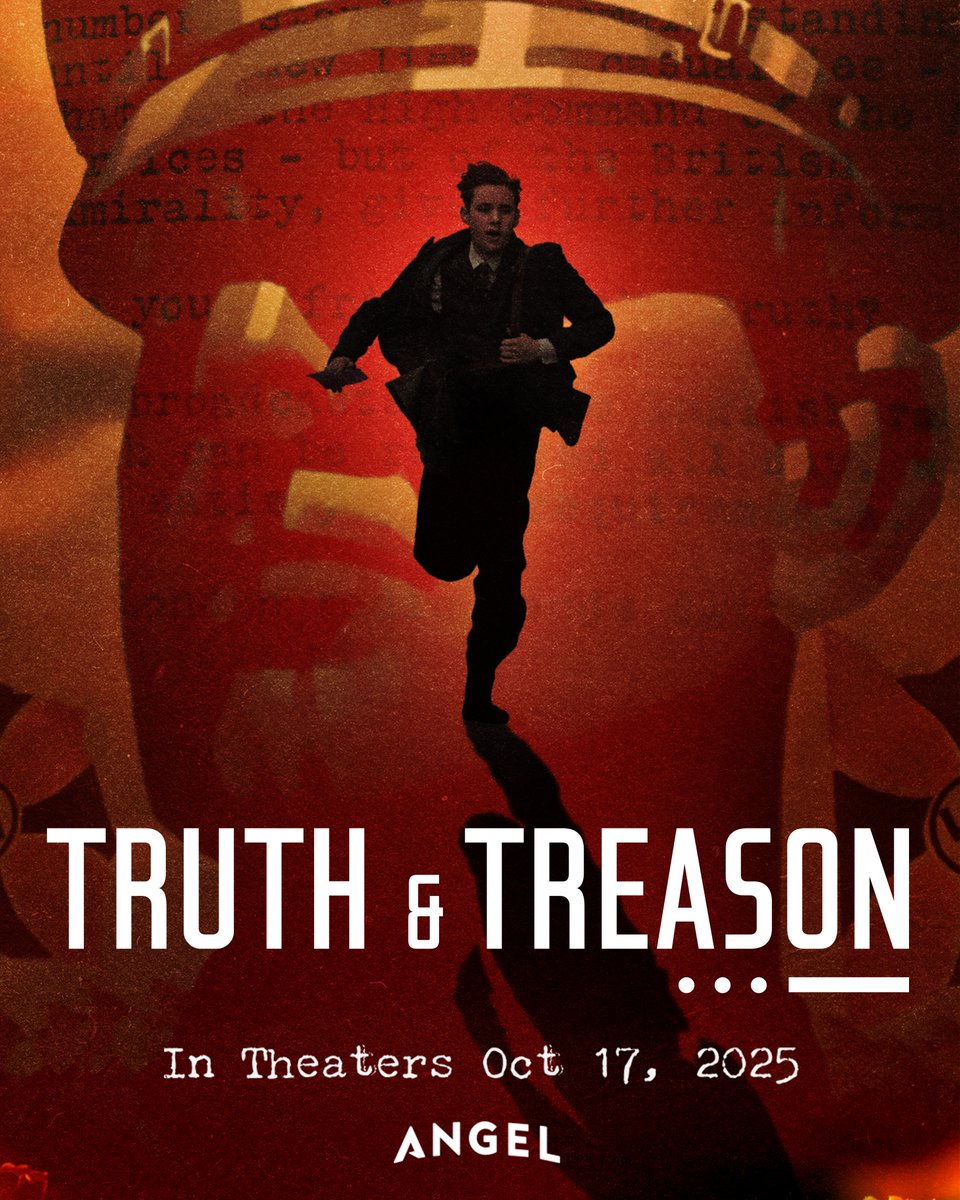 TandTfilm's tweet image. Truth & Conviction is now Truth & Treason, and that鈥檚 not all! Check our socials at 3pm MST for another huge update and a glimpse at what鈥檚 to come.
#TruthAndTreason #AngelStudios #KaleidoscopePictures