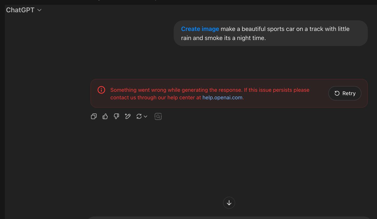 MnmMp4's tweet image. ChatGPT&apos;s server is down. I think it&apos;s the Ghibli trend effect .  

@sama @ChatGPTapp   

#chatgpt #serverdown