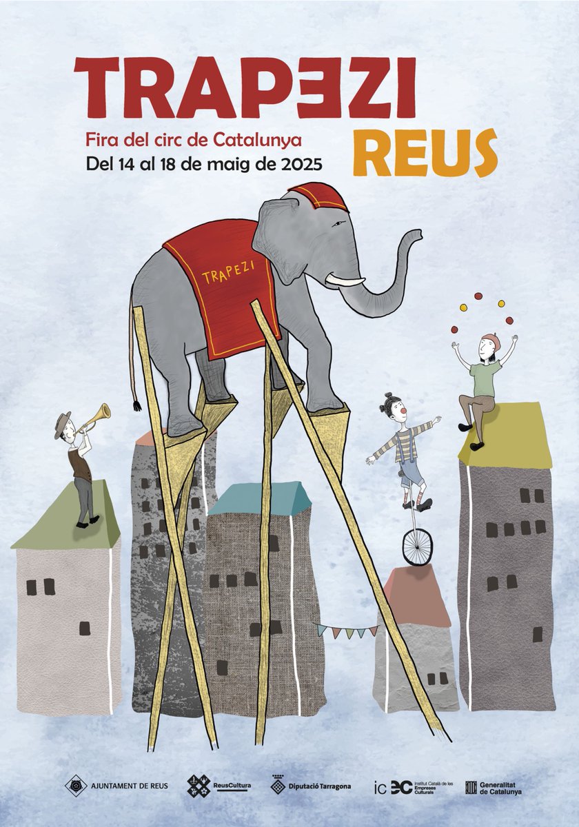 Zirkolika (@zirkolika) on Twitter photo 🎪🐘📣 #Reus volverá a convertirse en epicentro circense gracias a la 29 edición de la #FiraTrapezi <a href="/firatrapezireus/">Trapezi Reus</a> que se celebrará en la capital del Baix Camp del 14 al 18 de mayo.
🔗 goo.su/HSIcUIz
📸 ‘A cada pas’ de la Cía. <a href="/PepaPlana/">Cia. Pepa Plana</a> 🎪🐘📣 #Reus volverá a convertirse en epicentro circense gracias a la 29 edición de la #FiraTrapezi <a href="/firatrapezireus/">Trapezi Reus</a> que se celebrará en la capital del Baix Camp del 14 al 18 de mayo.
🔗 goo.su/HSIcUIz
📸 ‘A cada pas’ de la Cía. <a href="/PepaPlana/">Cia. Pepa Plana</a>