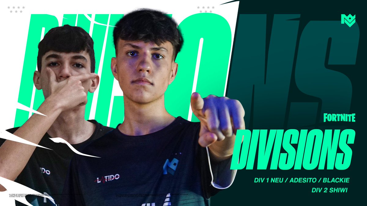 Hoy es día de 𝐃𝐈𝐕 𝟏 &amp; 𝐃𝐈𝐕 𝟐 y los chavales lo saben

⏰19:00 - 22:00

#RiseToWin •  #GoNavile 🩵