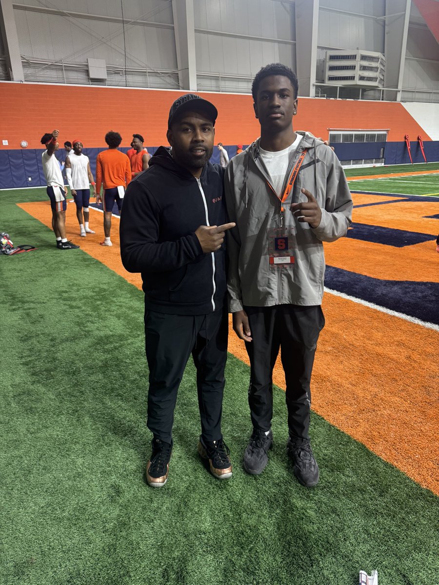 SemajDozier's tweet image. Enjoyed Visiting Syracuse University @CuseFootball This Past Monday! 🍊

Loved The Energy &amp;amp; Culture That Is Being Built Up There! #Dart 🎯

Thank You To The Entire Staff For Showing Genuine Love! 

@GoGreyhoundFB @coachchiville
@FranBrownCuse @Coach_E_Rob 
@CoachJ_Schaefer