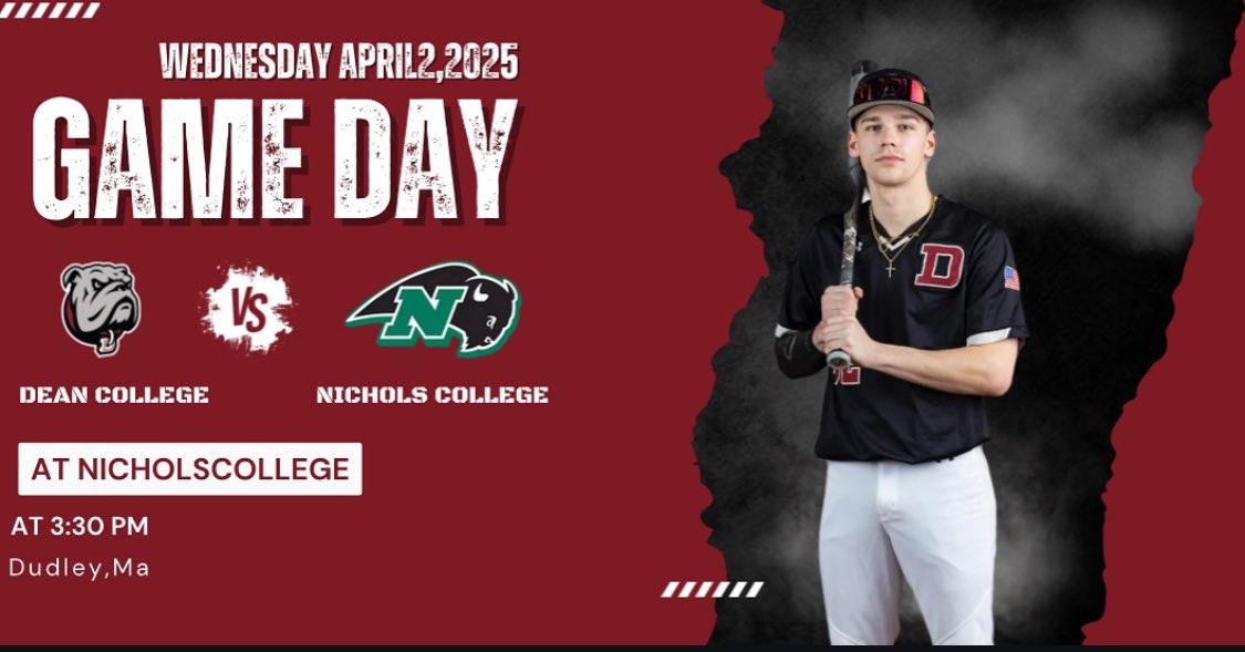 The #Dawgs are in Dudley taking on <a href="/ncbison_bsbl/">Nichols Baseball</a> today at 3pm.