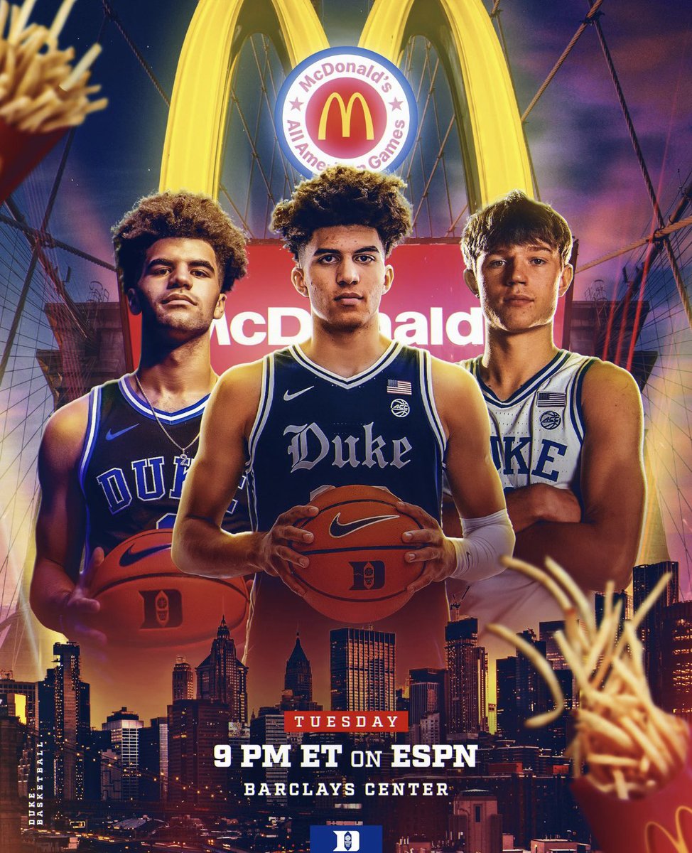CLTBlueDevil's tweet image. Duke’s 2025 recruits balled out in the McDonalds All-American game:

Cameron Boozer - 23 mins, 16 points, 12 rebounds (Co-MVP)

Cayden Boozer - 16 mins, 6 points, 4 assists, 2 rebounds (3-4 shooting)

Nik Khamenia - 15 mins, 7 points, 7 rebounds, 4 assists, (3-5 shooting)