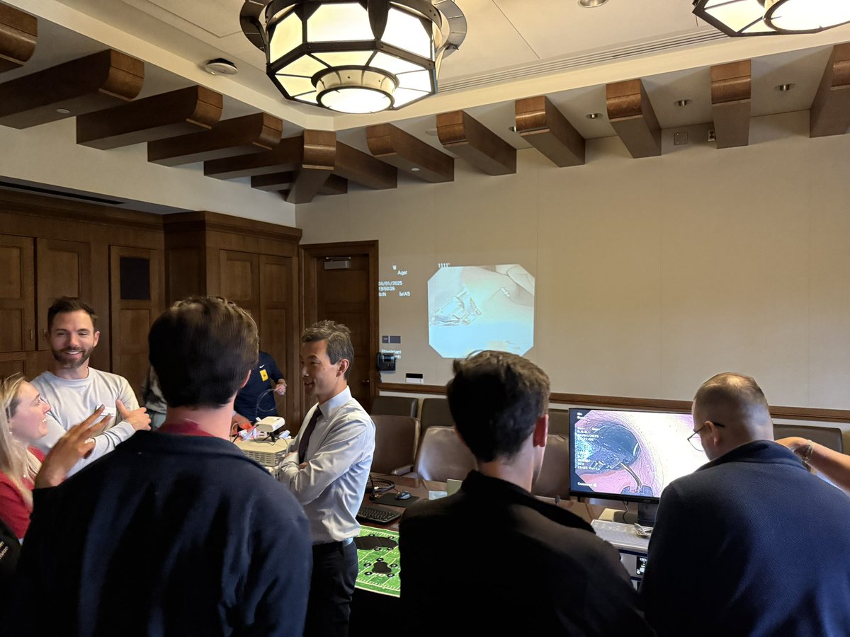 DannyIssaMD's tweet image. Our 3rd hands-on suturing training dedicated for fellows! #ESG, TORe, defect closures, and trouble shooting in challenging situations 💪
Proud that our fellows @UCLA (general and advanced fellows) acquire this skill, & many graduate with competency
🙏 to our partners at BSC