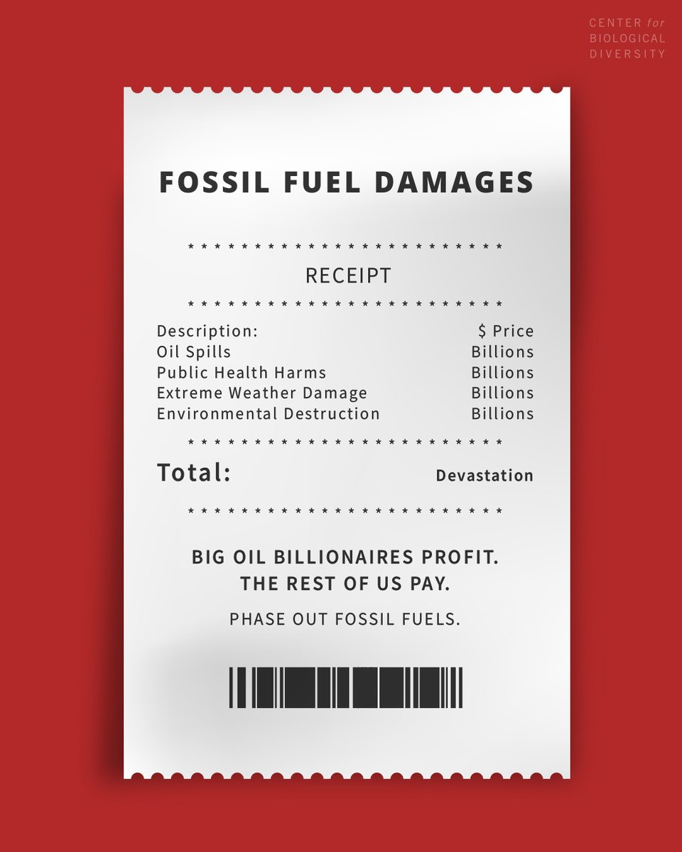 ⚠️an absolute must read⚠️

The Scientists’ Warning on Fossil Fuels paper compiles decades of research on how fossil fuel producers and their enablers are driving interlinked crises that jeopardize the breadth and stability of life on Earth 

scientistswarningonfossilfuels.org