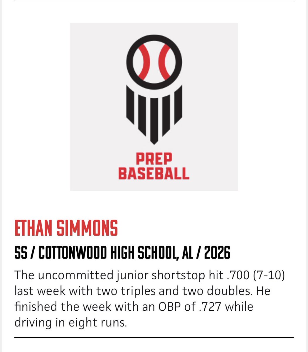 prepbaseballreport.com/news/AL/25-ala…?
<a href="/Ethansimmons07/">Ethan Simmons</a> <a href="/PrepBaseballAL/">Prep Baseball Alabama</a>